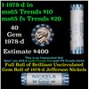 Image 1 : Shotgun Jefferson 5c roll, 1978-d 40 pcs SealStrong Wrapper