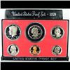 Image 1 : 1979 United States Proof Set, 6 Coins Inside!