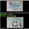 Image 1 : 1908 Imperial Germany 100 Mark Note P# 34 Grades vf+
