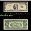 Image 1 : 1963 $2 Red seal United States Note Grades vf+