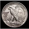 Image 3 : 1942-p Walking Liberty Half Dollar 50c Grades Choice Unc
