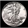 Image 2 : 1941-p Walking Liberty Half Dollar 50c Grades Choice Unc