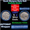 Image 1 : Buffalo Nickel Shotgun Roll in Old Bank Style 'Abbott Coin Counter & Automat' Wrapper 1937 & p Mint 