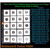 Image 1 : Huge Liifetime Collection - Too Many Coins To Auction Individually - This Lot is For One Page of 20 