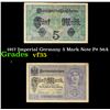 Image 1 : 1917 Imperial Germany 5 Mark Note P# 56A Grades vf++