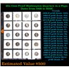 Image 1 : Huge Liifetime Collection - Too Many Coins To Auction Individually - This Lot is For One Page of 20 