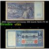 Image 1 : 1910 Imperial Germany 100 mark Note P# 42 Grades vf+