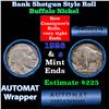 Image 1 : Buffalo Nickel Shotgun Roll in Old Bank Style 'Abbott Coin Counter & Automat' Wrapper 1926 & s Mint 