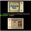 Image 1 : 1922 Weimar germany 5,000 Mark Note P# 81C Grades Choice AU/BU Slider