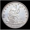 Image 2 : ***Auction Highlight*** 1874 Arrows Seated Half Dollar 50c Graded ms63 By SEGS (fc)