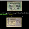 Image 1 : 1917 Imperial Germany 5 Mark Note P# 56A Grades vf+