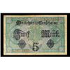 Image 2 : 1917 Imperial Germany 5 Mark Note P# 56A Grades vf+