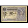 Image 3 : 1917 Imperial Germany 5 Mark Note P# 56A Grades vf+