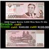 Image 1 : 2009 Upper Korea 5,000 Won Note P# 66s Grades Select CU