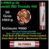 Image 1 : Shotgun Lincoln 1c roll, 1962-p 50 pcs Steel-Strong Wrapper.
