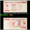 Image 1 : 2008 Zimbabwe 10 Million Dollars Note P#  55A Grades vf++