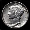 Image 2 : 1920-d Mercury Dime 10c Grades Select Unc