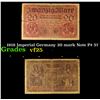 Image 1 : 1918 Imperial Germany 20 mark Note P# 57 Grades vf+