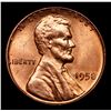 Image 2 : 1958-p Lincoln Cent 1c Grades GEM++ Unc RD