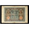 Image 2 : 1920 Weimar Germany 100 Mark Note P# 69A Grades f+