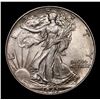 Image 2 : 1943-p Walking Liberty Half Dollar 50c Grades Select+ Unc
