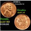 Image 1 : 1946-s Lincoln Cent 1c Grades GEM++ Unc RD