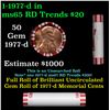 Image 1 : Shotgun Lincoln 1c roll, 1977-d 50 pcs Steel-Strong Wrapper.