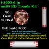 Image 1 : Shotgun Lincoln 1c roll, 2006-d 50 pcs Steel-Strong Wrapper.