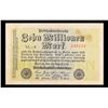 Image 2 : 1923 Weimar Germany 10 Millioene Mark P# 106C Grades vf++