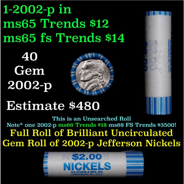 Shotgun Jefferson 5c roll, 2002-p 40 pcs String & Son Wrapper