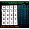 Image 1 : Huge Liifetime Collection - Too Many Coins To Auction Individually - This Lot is For One Page of 20 