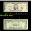Image 1 : 1963 $5 Red seal United States Note Grades vf+