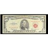 Image 2 : 1963 $5 Red seal United States Note Grades vf+