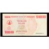 Image 2 : 2008 Zimbabwe 10 Million Dollars Note P# 55A Grades vf++