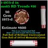 Image 1 : Shotgun Lincoln 1c roll, 1975-d 50 pcs Steel-Strong Wrapper.