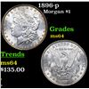 Image 1 : 1896-p Morgan Dollar $1 Grades Choice Unc