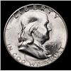 Image 2 : 1951-s Franklin Half Dollar 50c Grades Choice Unc