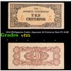 Image 1 : 1942 Philippines Under Japanese 10 Centavos Note P# 104B Grades vf+