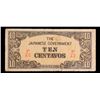 Image 2 : 1942 Philippines Under Japanese 10 Centavos Note P# 104B Grades vf+