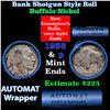 Image 1 : Buffalo Nickel Shotgun Roll in Old Bank Style 'Abbott Coin Counter & Automat' Wrapper 1936 & p Mint 