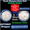 Image 1 : Buffalo Nickel Shotgun Roll in Old Bank Style 'Abbott Coin Counter & Automat' Wrapper 1937 & p Mint 