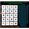 Image 1 : Huge Liifetime Collection - Too Many Coins To Auction Individually - This Lot is For One Page of 20 
