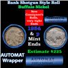 Image 1 : Buffalo Nickel Shotgun Roll in Old Bank Style 'Abbott Coin Counter & Automat' Wrapper 1934 & p Mint 