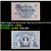 Image 1 : 1908 Imperial germany 100 mark Note P# 33A Grades vf++
