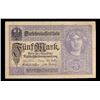 Image 2 : 1917 Imperial Germany 5 Mark Note P# 56A Grades vf+