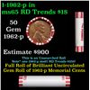 Image 1 : Shotgun Lincoln 1c roll, 1962-p 50 pcs Steel-Strong Wrapper.