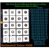 Image 1 : Huge Liifetime Collection - Too Many Coins To Auction Individually - This Lot is For One Page of 20 