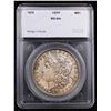 Image 4 : ***Auction Highlight*** 1878-p 7/8tf Morgan Dollar $1 Graded ms64+ By SEGS (fc)