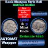 Image 1 : Buffalo Nickel Shotgun Roll in Old Bank Style 'Abbott Coin Counter & Automat' Wrapper 1935 & p Mint 