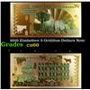 Image 1 : 2010 Zimbabwe 5 Octillion Dollars Note Grades Gem+ CU